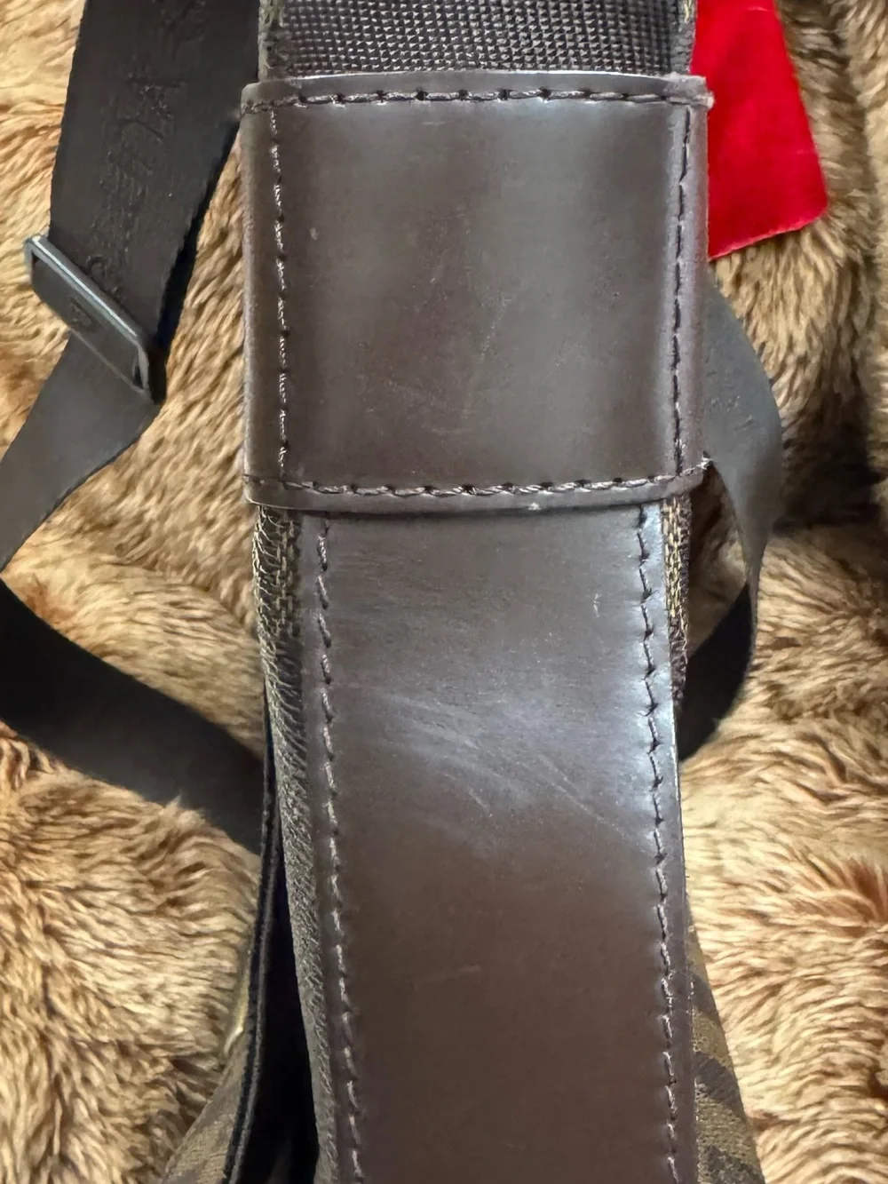 Louis Vuitton Damier Ebene Messenger Bag with COA